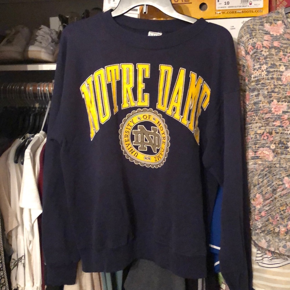 Notre Dame crewneck